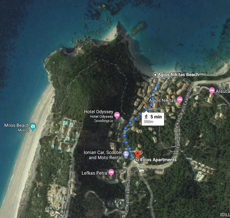 Eolos Apartments With Private Parking อาโยส นิกีตัส ภายนอก รูปภาพ